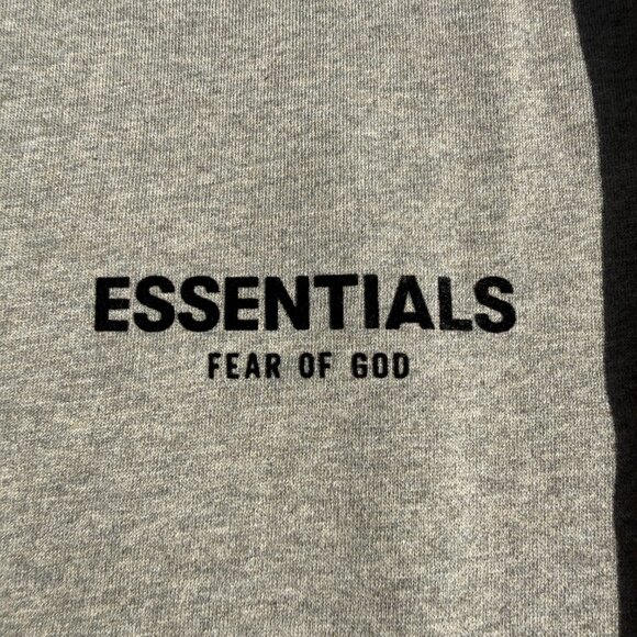 Fear of God Essentials Hoodie Grey Dark Oatmeal Size Small - Picture 4 of 16